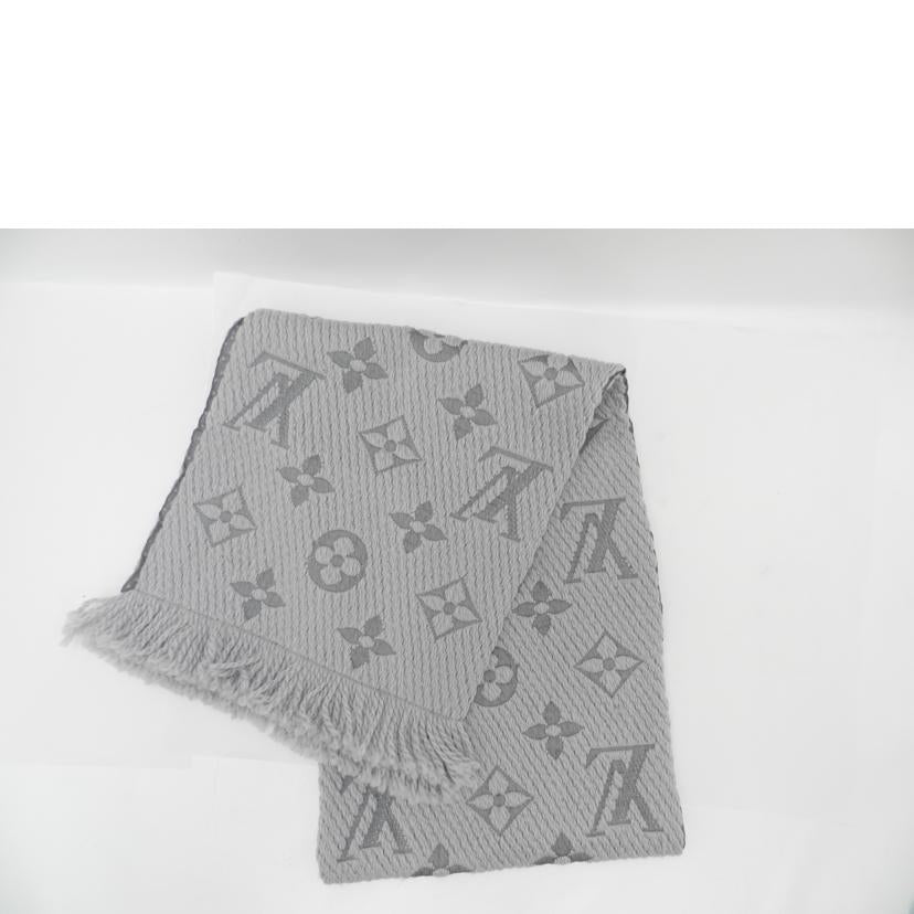 ＬＯＵＩＳ　ＶＵＩＴＴＯＮ ルイヴィトン　マフラー　グレー　ウール　シルク　レディース/エシャルプロゴマニア／グリペルル/M74742//GM0194/SAランク/69