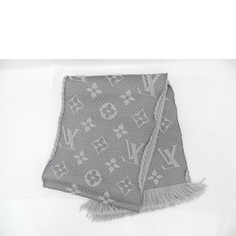 ＬＯＵＩＳ　ＶＵＩＴＴＯＮ ルイヴィトン　マフラー　グレー　ウール　シルク　レディース/エシャルプロゴマニア／グリペルル/M74742//GM0194/SAランク/69