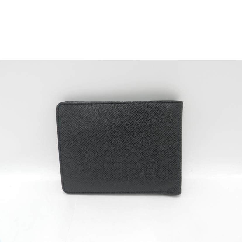ＬＯＵＩＳ　ＶＵＩＴＴＯＮ ルイヴィトン　二つ折り札入れ　黒　メンズ/ポルトフォイユ・ミュルティプル／タイガ／アルドワーズ/M30531//CT1005/Aランク/69