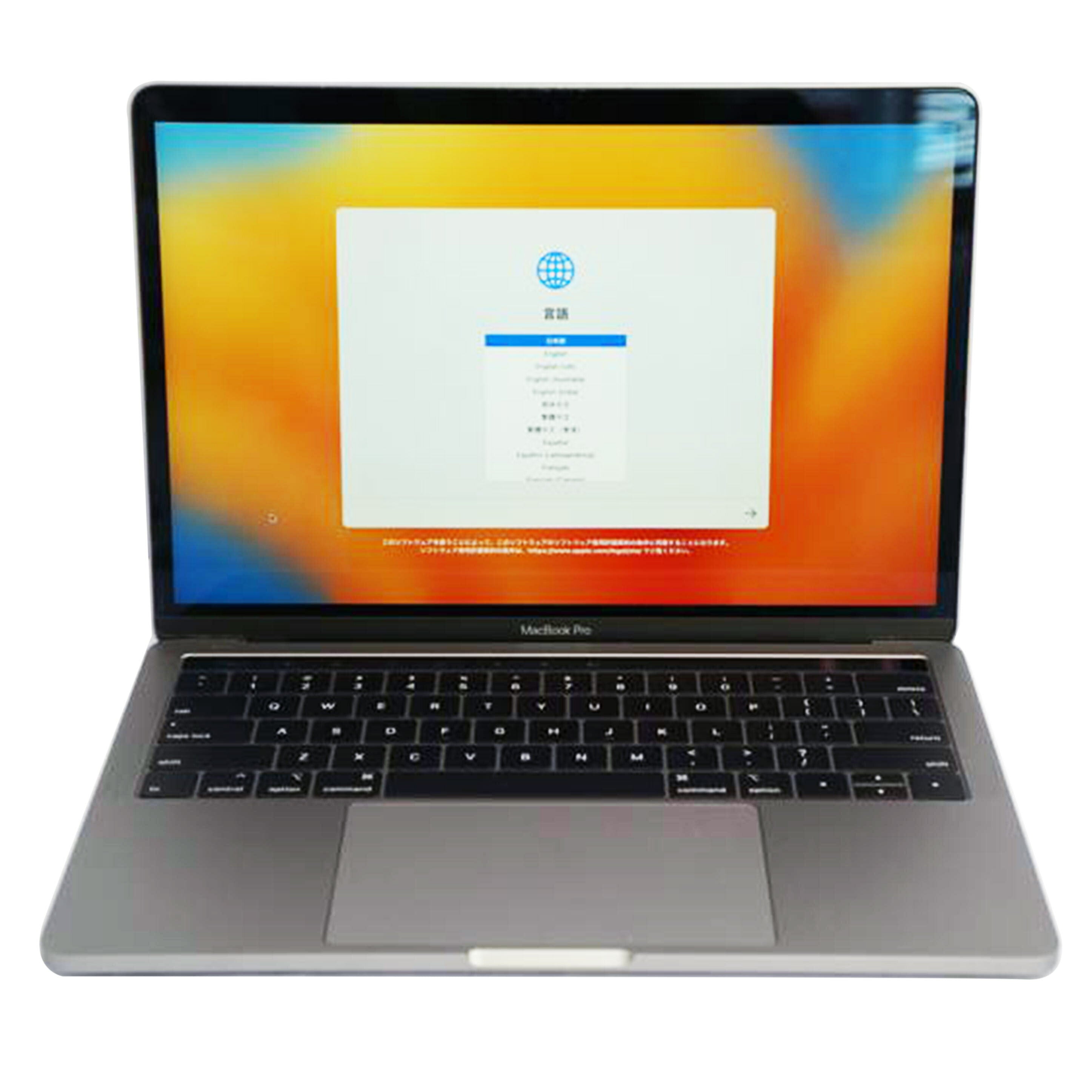 ａｐｐｌｅ アップル/ＭＡＣ　ＢＯＯＫ　ＰＲＯ１３－ｉｎｃｈ（２０１８、ＦＯＵＲ，ＴＨＵＮＤＥＲＢＯＬＴ　３　ＰＯＲＴＳ）/Z07V006C//C02XW7GJHD2/ABランク/07