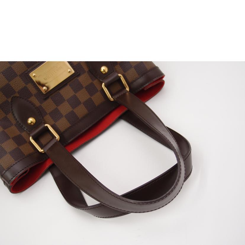 ＬＯＵＩＳ　ＶＵＩＴＴＯＮ ルイ・ヴィトン　ハンドバッグ　手提げ　市松模様　ブラウン　レディース/ハムステッドＰＭ／ダミエ・エベヌ/N51205//MI1068/SAランク/69