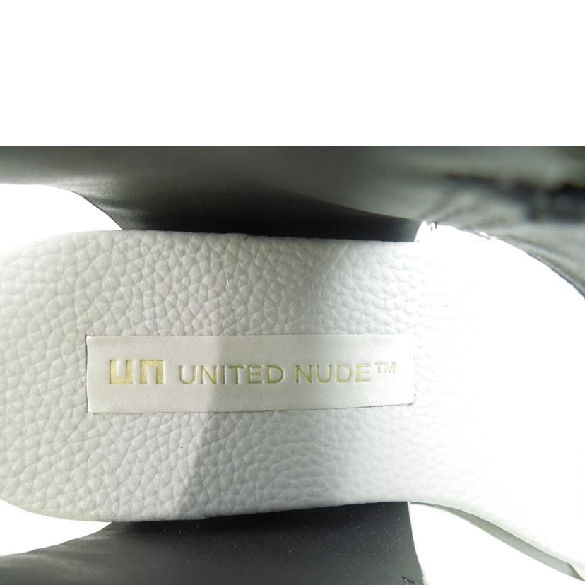 ＵＮＩＴＥＤ　ＮＵＤＥ ﾕﾅｲﾃｯﾄﾞﾇｰﾄﾞ/★ＵＮＩＴＥＤ　ＮＵＤＥ　厚底サンダル　ナイロン×レザー　グレー、ブラック、イエロー、ホワイト　サイズ３７　//ABランク/83