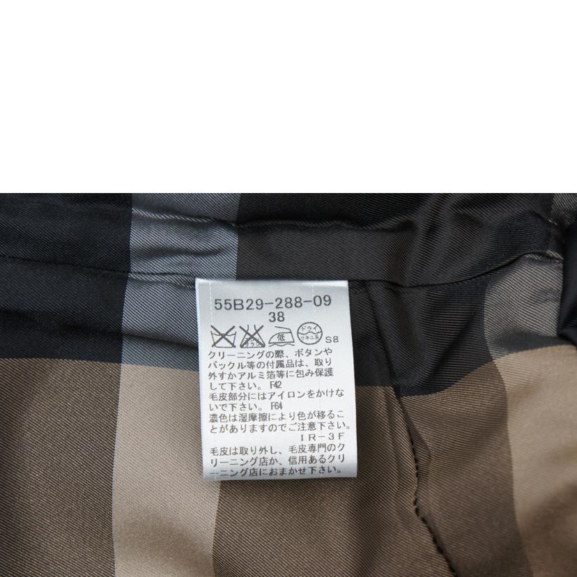 ＢＬＵＥＬＡＢＥＬ　ＣＲＥＳＴＢＲＩＤＧＥ ブルーレーベルクレストブリッジ/ウールコートファー付き//Aランク/75