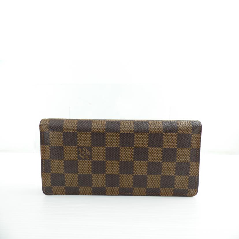 ＬＯＵＩＳ　ＶＵＩＴＴＯＮ ルイ・ヴィトン/ポルトフォイユ・ブラザ／ダミエ・エベヌ/N60017//TN0116/Bランク/64