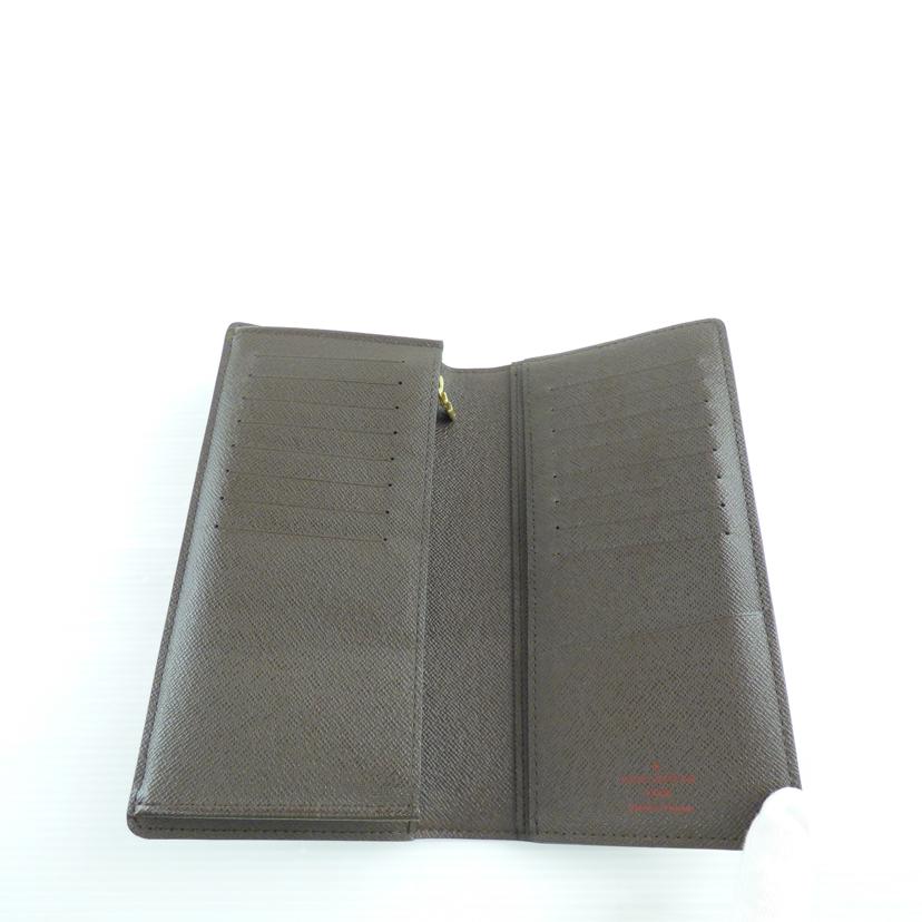 ＬＯＵＩＳ　ＶＵＩＴＴＯＮ ルイ・ヴィトン/ポルトフォイユ・ブラザ／ダミエ・エベヌ/N60017//TN0116/Bランク/64