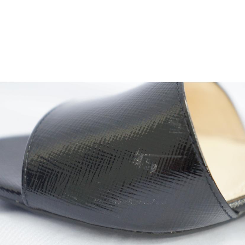 ＰＲＡＤＡ プラダ/ロゴサフィアーノレザーミュールヒール　ＢＬＫ/1XX456//ABランク/07