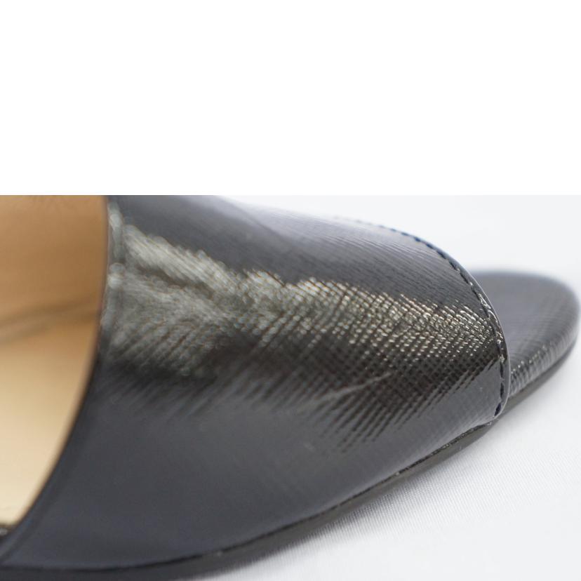 ＰＲＡＤＡ プラダ/ロゴサフィアーノレザーミュールヒール　ＢＬＫ/1XX456//ABランク/07