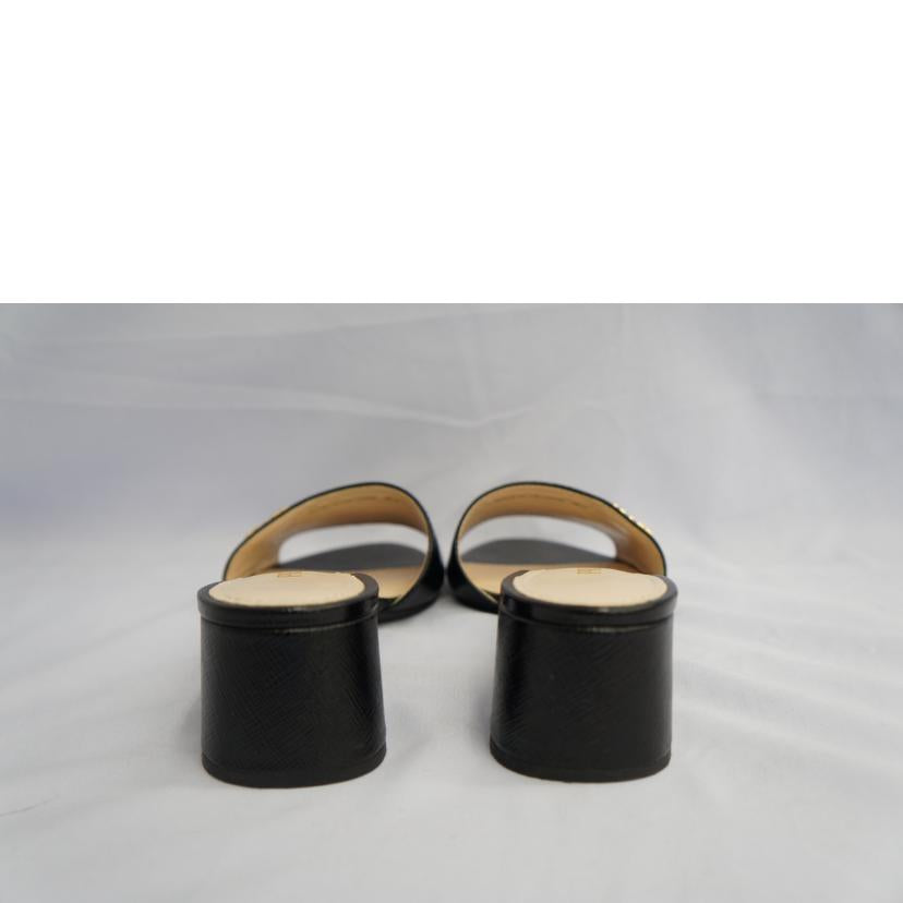 ＰＲＡＤＡ プラダ/ロゴサフィアーノレザーミュールヒール　ＢＬＫ/1XX456//ABランク/07