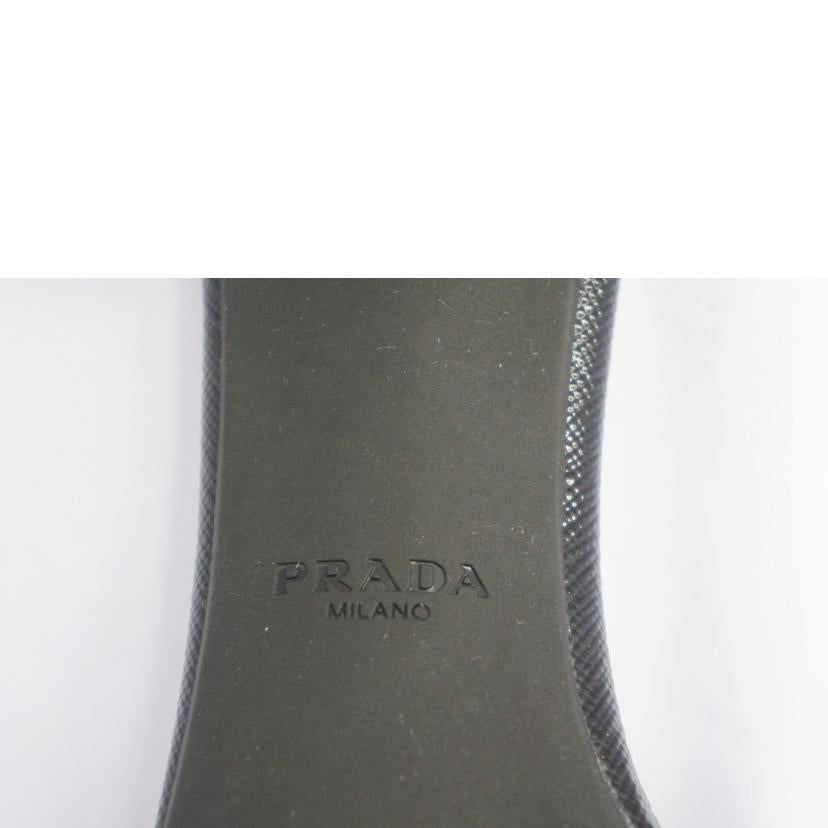 ＰＲＡＤＡ プラダ/ロゴサフィアーノレザーミュールヒール　ＢＬＫ/1XX456//ABランク/07