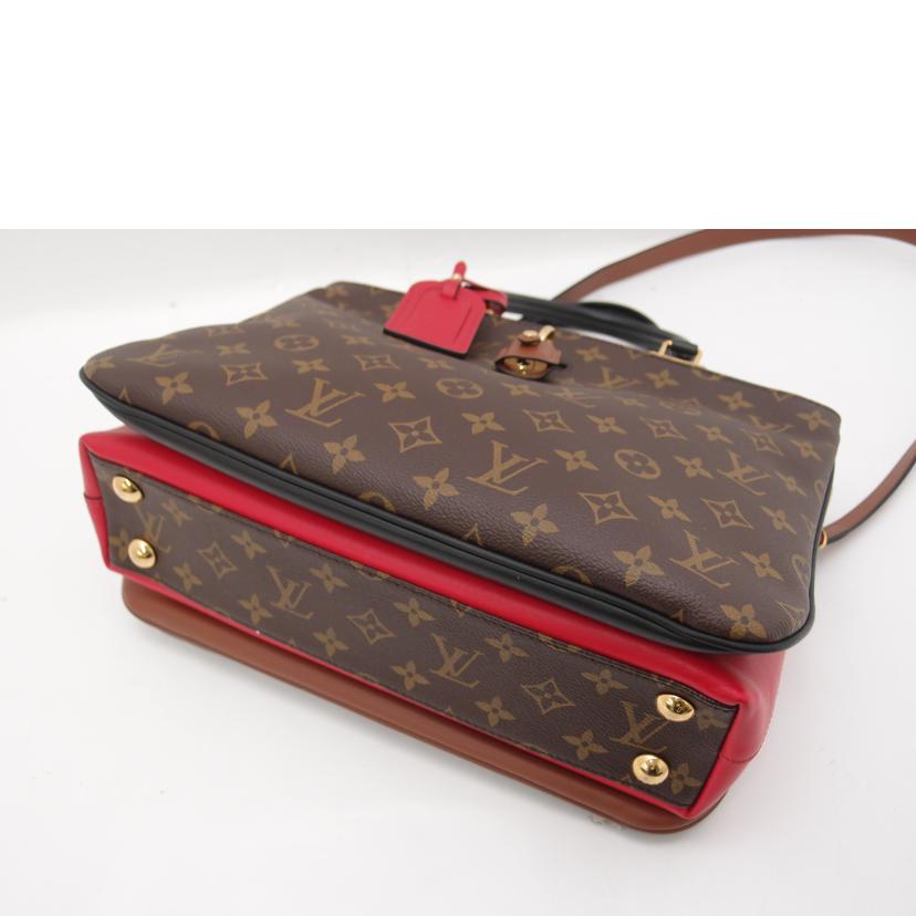 ＬＯＵＩＳ　ＶＵＩＴＴＯＮ ルイヴィトン　トート　２ＷＡＹ　赤　肩掛け　レディース/ミルフィーユ／モノグラム／ルージュ/M44254//CA0198/Aランク/69