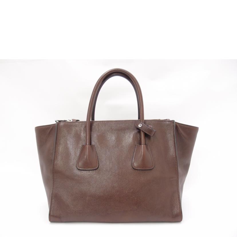 ＰＲＡＤＡ プラダ　ハンド　斜め掛け　茶　通勤　通学　Ａ４対応　レディース/レザー２ｗａｙトート／ブラウン/BN2619//165 58 N/ABランク/69