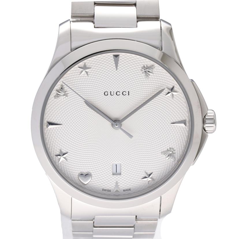 ＧＵＣＣＩ ｸﾞｯﾁ/ユニセックスモデル／シルバー／クオーツ時計/YA1264028//16968000/Aランク/75