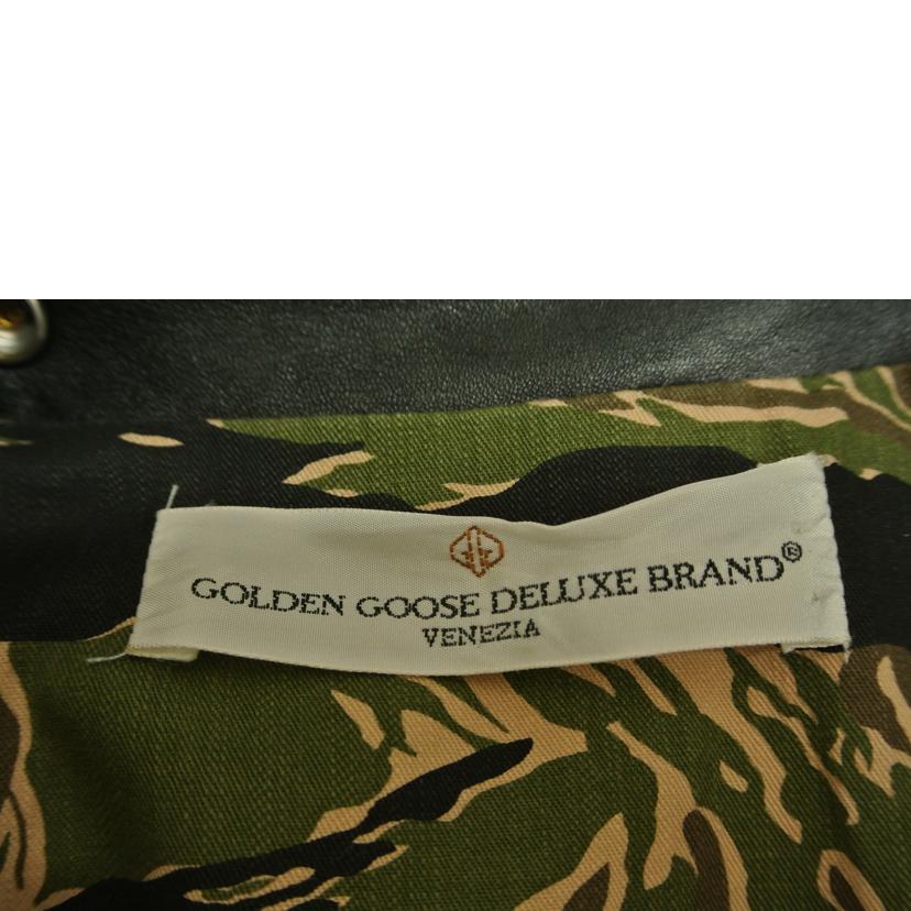 ＧＯＬＤＥＮ　ＧＯＯＳＥ ゴールデングース/ダブルライダースＪＫＴ／黒/G26.U537.A6//ABランク/87