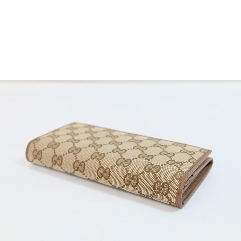 　　ＧＵＣＣＩ グッチ/ＧＧキャンバスフラップ二つ折長財布/346058//490**/Sランク/71