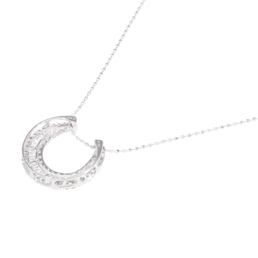 /　Ｋ１８ＷＧダイヤネックレス０．５０ｃｔ//Aランク/94