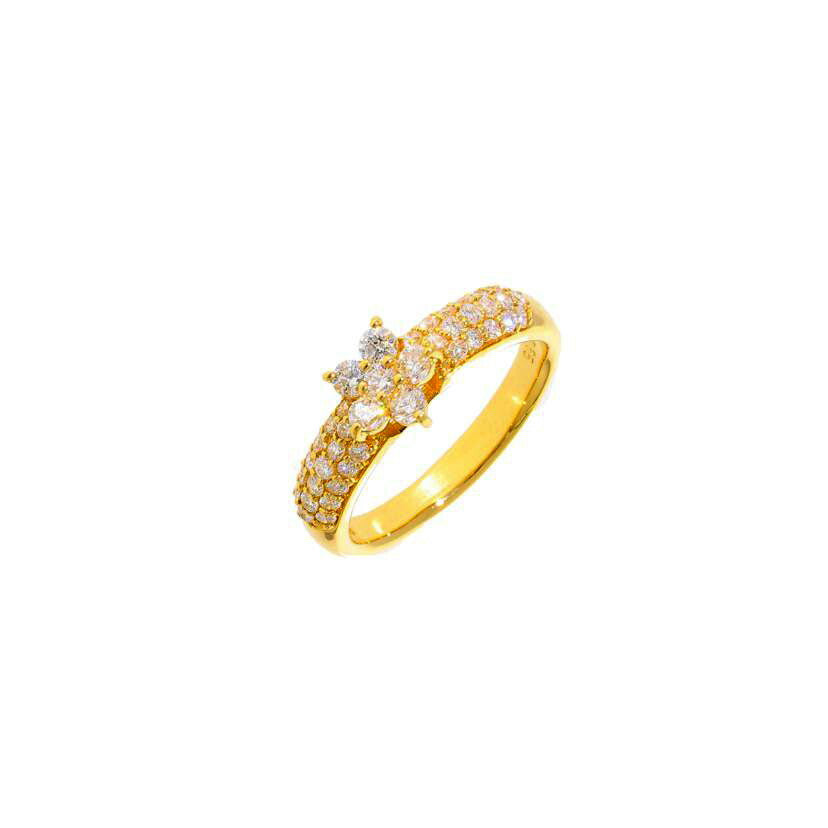 /　ＰＶ／Ｋ１８ダイヤリング０．６５ｃｔ//Aランク/75