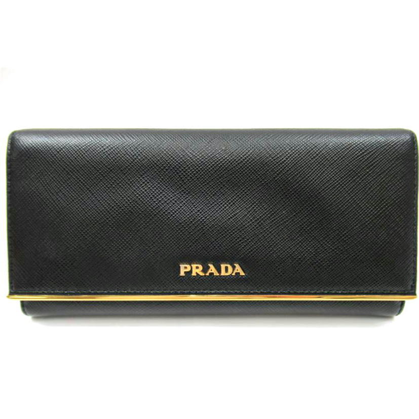 　　ＰＲＡＤＡ/二つ折り長財布／サフィアーノ//Bランク/63