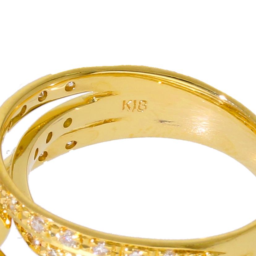 /　Ｋ１８ルビーダイヤリング０．５２／Ｄ０．３４ｃｔ//Aランク/75