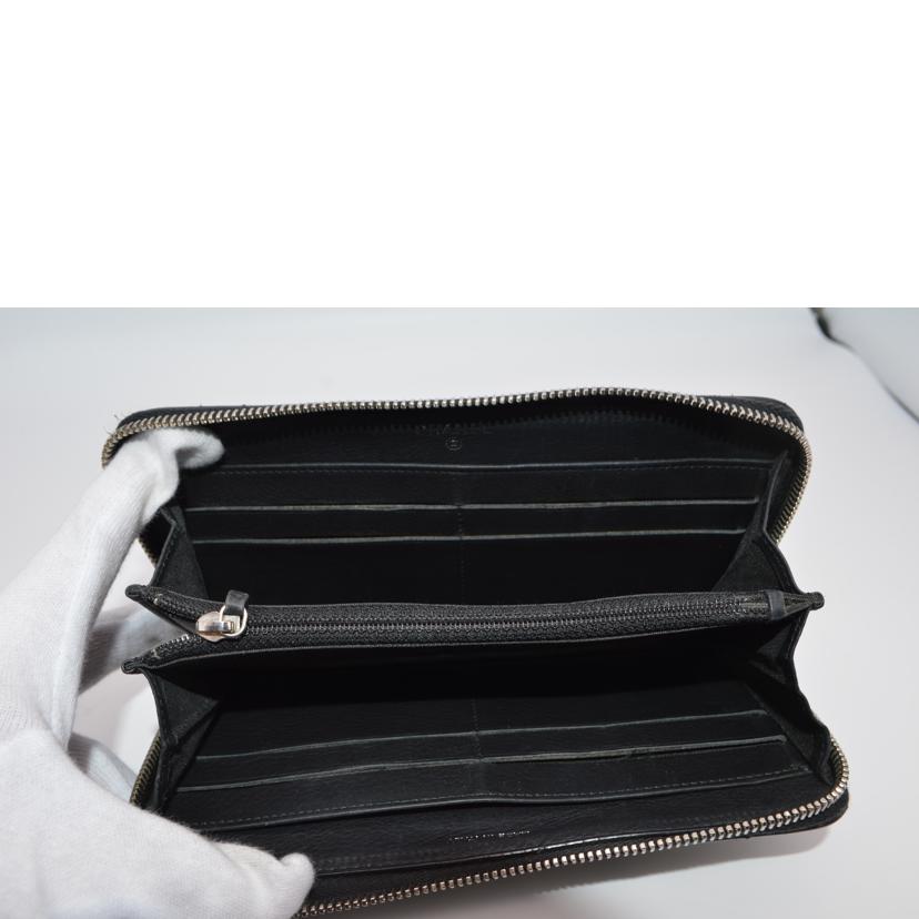 ＣＨＡＮＥＬ シャネル/ワイルドステッチラウンドファスナー長財布／ノワール//19067850/Bランク/89