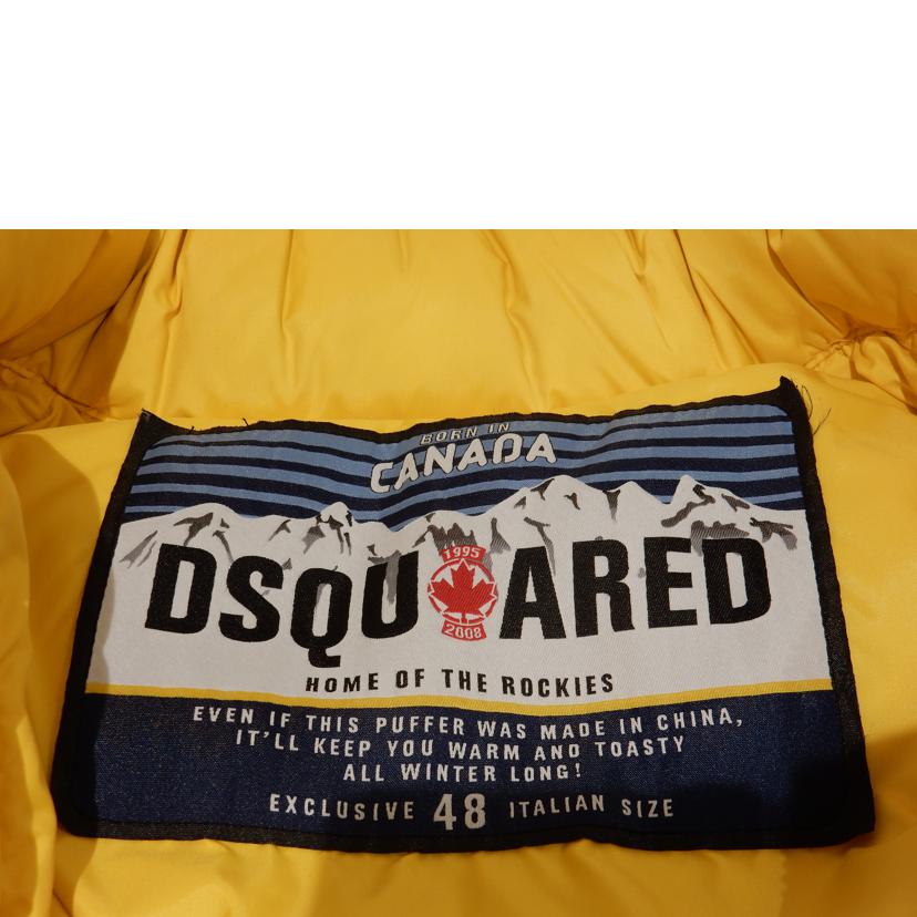 Dsquared2 ディースクエアード イエロー ダウンベスト DSQUAREDディー
