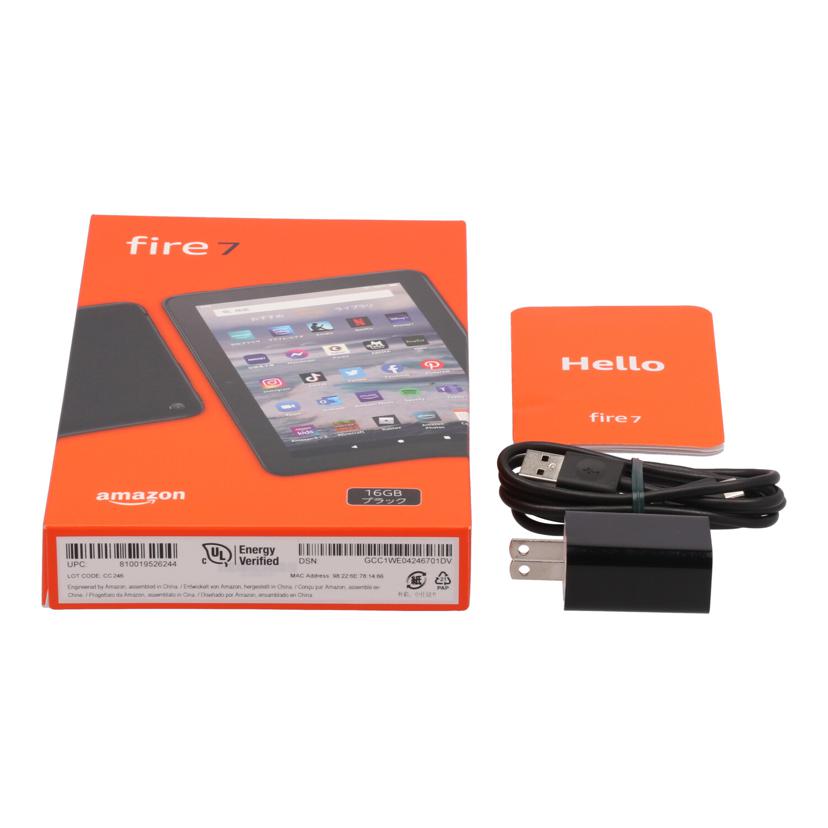 Ａｍａｚｏｎ アマゾン/ｆｉｒｅ　７　１６ＧＢ/P8AT8Z//GCC1WE04246701DV/Bランク/62