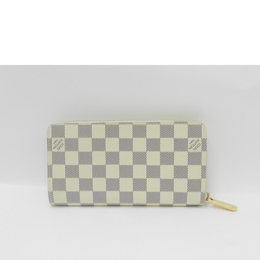 ＬＯＵＩＳ　ＶＵＩＴＴＯＮ ルイヴィトン　長財布　市松模様　白　レディース　メンズ/ジッピーウォレット／ダミエ・アズール/N60019//SD1132/SAランク/69