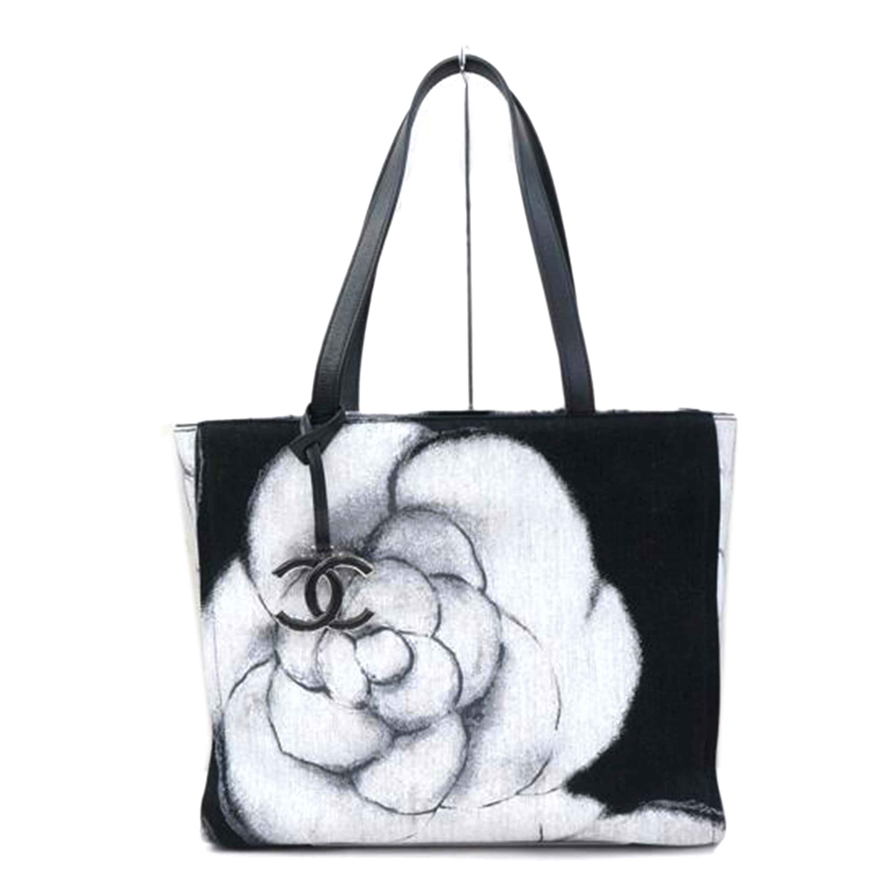 ＣＨＡＮＥＬ シャネル/カメリアキャンバスレザートート/A91422//23501506/Aランク/67