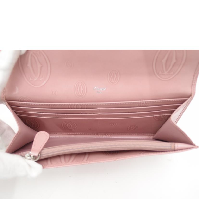 Ｃａｒｔｉｅｒ カルティエ/ハッピーバースデー二つ折り長財布／ピンク//Aランク/69