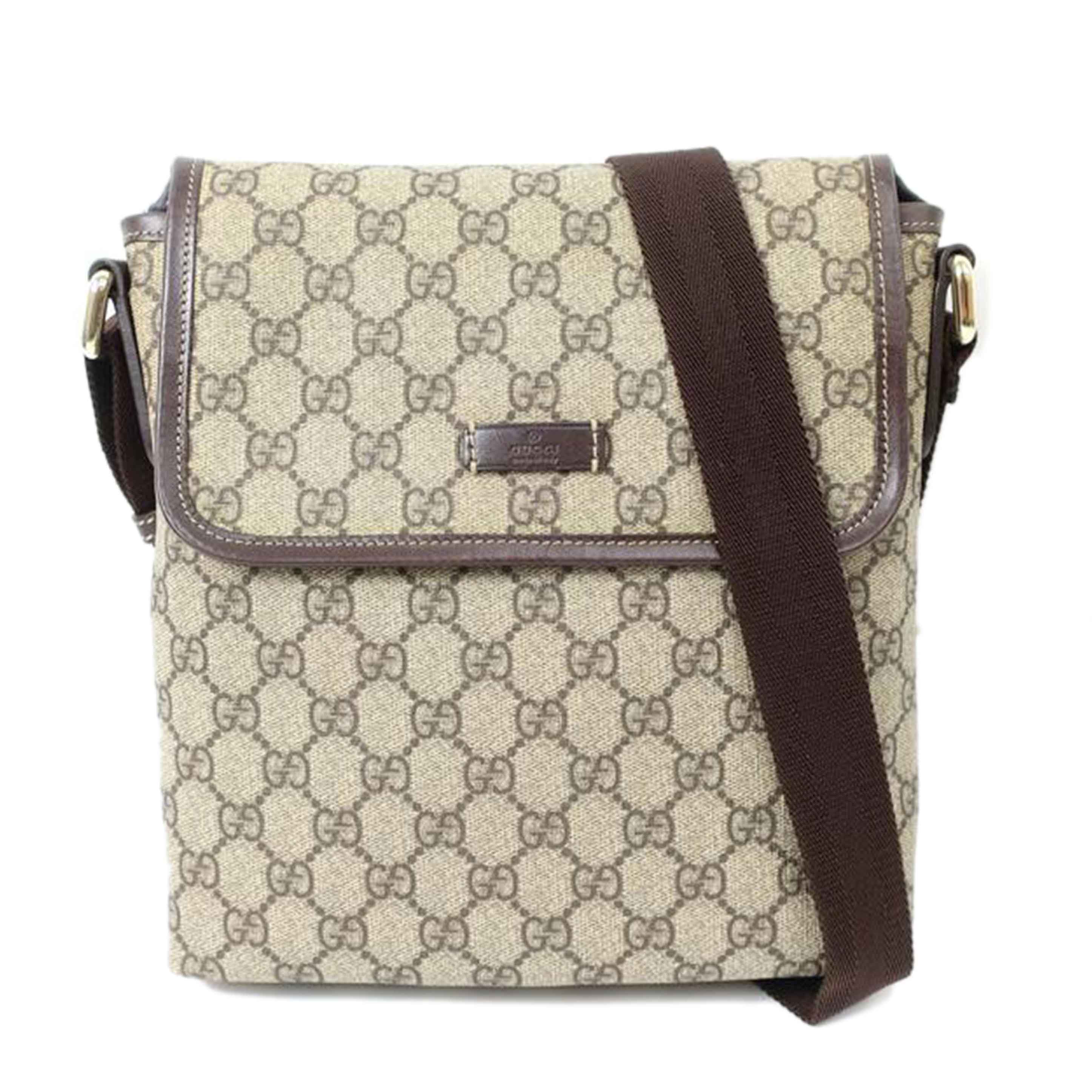 ＧＵＣＣＩ グッチ/ＧＧスプリームショルダーバッグ　斜め掛け　ブラウン/223666//204990/ABランク/65