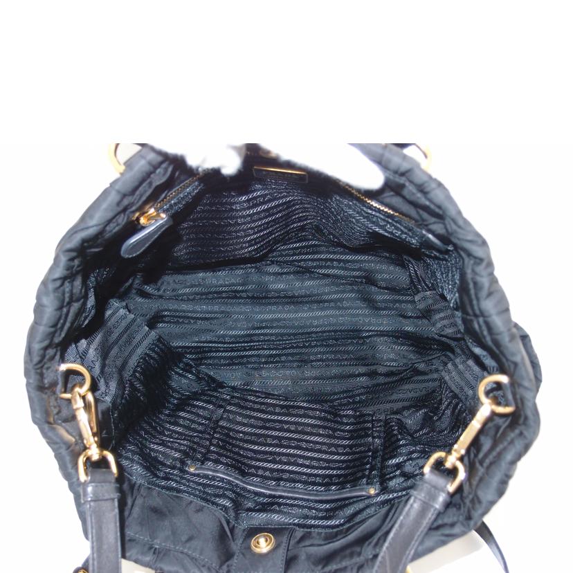 ＰＲＡＤＡ プラダ　黒　ハンド　斜め掛け　レディース　/キルティングナイロン２ｗａｙトート／ブラック/BN1543//165/Aランク/69