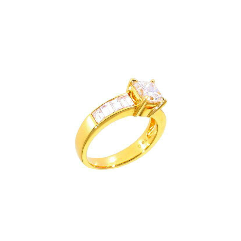 /　◎Ｋ１８ダイヤリング１．０１／０．８３ｃｔ//Aランク/75