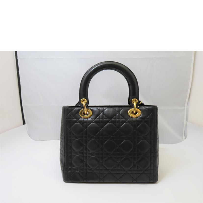 Ｃｈｒｉｓｔｉａｎ　Ｄｉｏｒ C.Dior /レディディオール・カナージュラムスキン／ノワール//MA-0927/ABランク/90