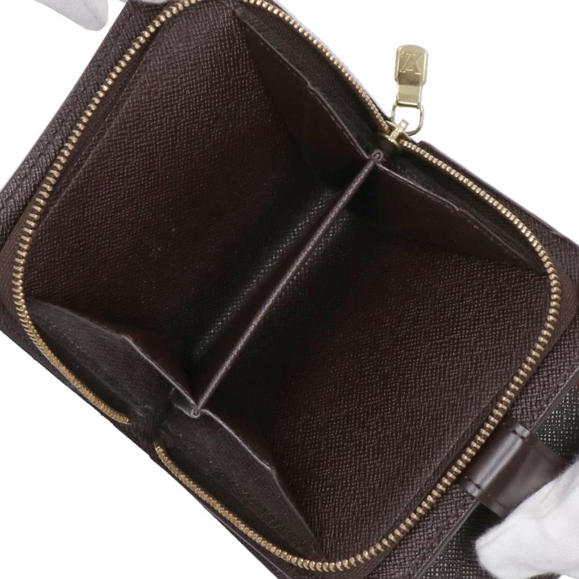 ＬＯＵＩＳ　ＶＵＩＴＴＯＮ ルイヴィトン/コンパクトジップ／ダミエ／エベヌ/N61688//CA0***/ABランク/75