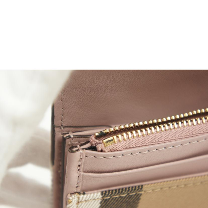 ＢＵＲＢＥＲＲＹ バーバリー/ハウスチェックポーターコンチネンタルウォレット//TALBSRL2390OAL/ABランク/05