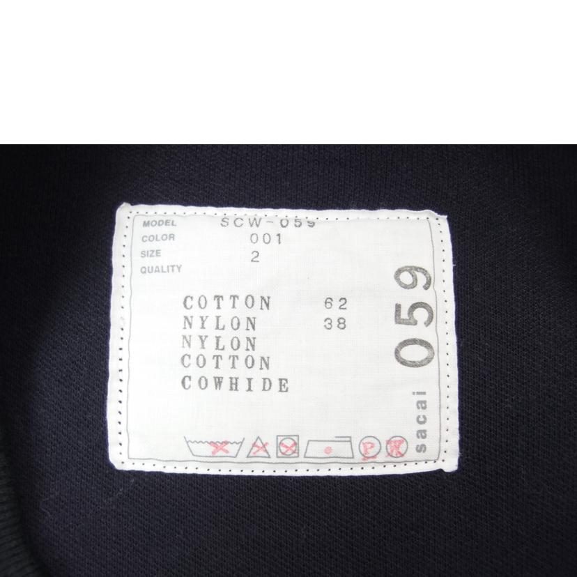 【sacai】定番MA-1 ドッキング トレーナー サイズ表記1(S) sacai】定番MA-1 ドッキング トレーナー サイズ表記1(S)