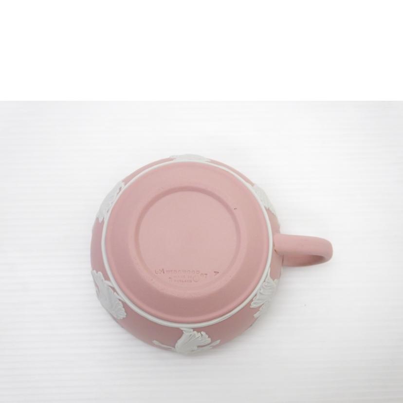 ＷＥＤＧＷＯＯＤ/　ティーカップ＆ソーサー／ピンク/ｼﾞｬｽﾊﾟｰ//Bランク/88