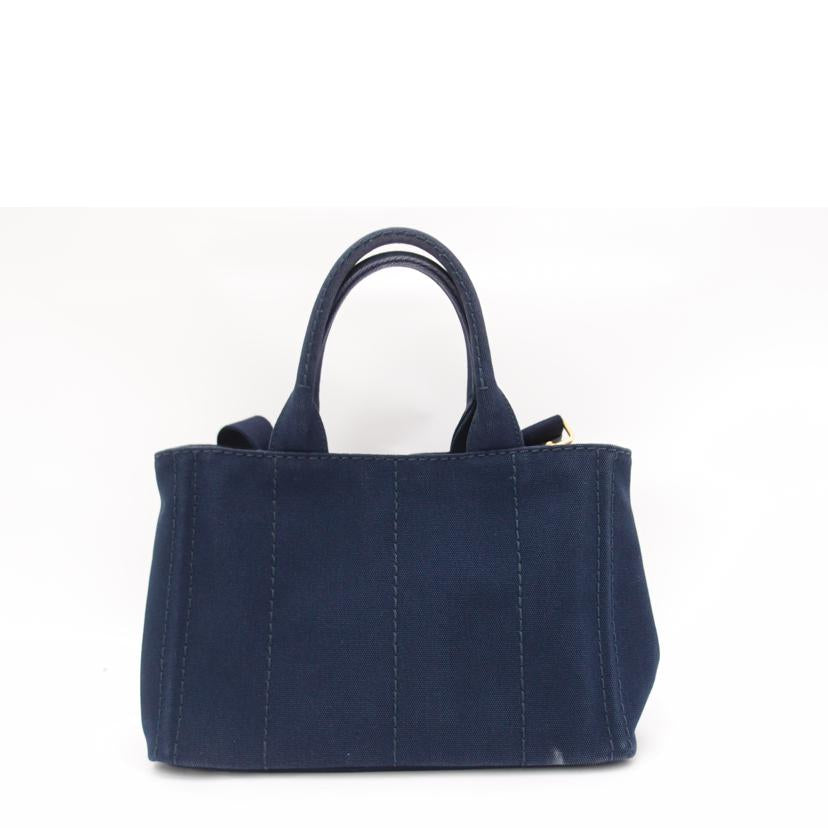 ＰＲＡＤＡ プラダ　キャンバス　斜め掛け　紺　レディース/カナパミニ２ｗａｙトート／ネイビー/1BG439//204/ABランク/69