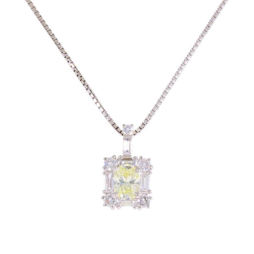 /　◎　ＰＴ９００／８５０ダイヤネックレス０．７３３／０．６３ｃｔ//Aランク/75