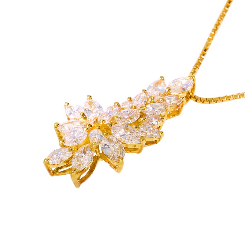 /◎　　Ｋ１８ダイヤネックレス３．４３ｃｔ//Aランク/75