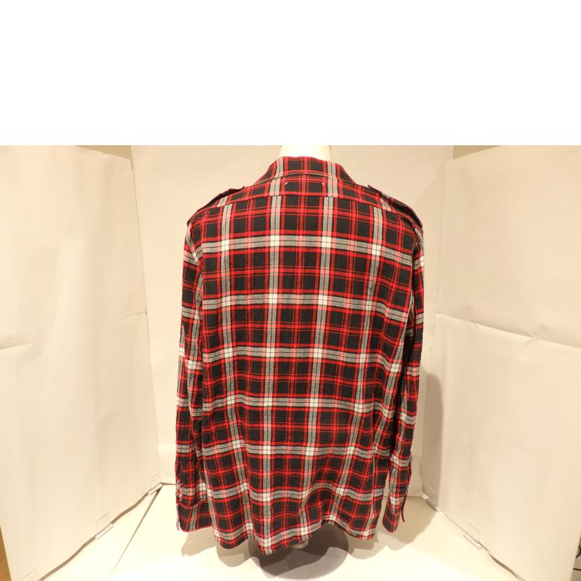◆Maison Margiela◆ チェックシャツ レッド MAISON MARGIELA | チェック柄シャツ レッド メンズ | YOOX