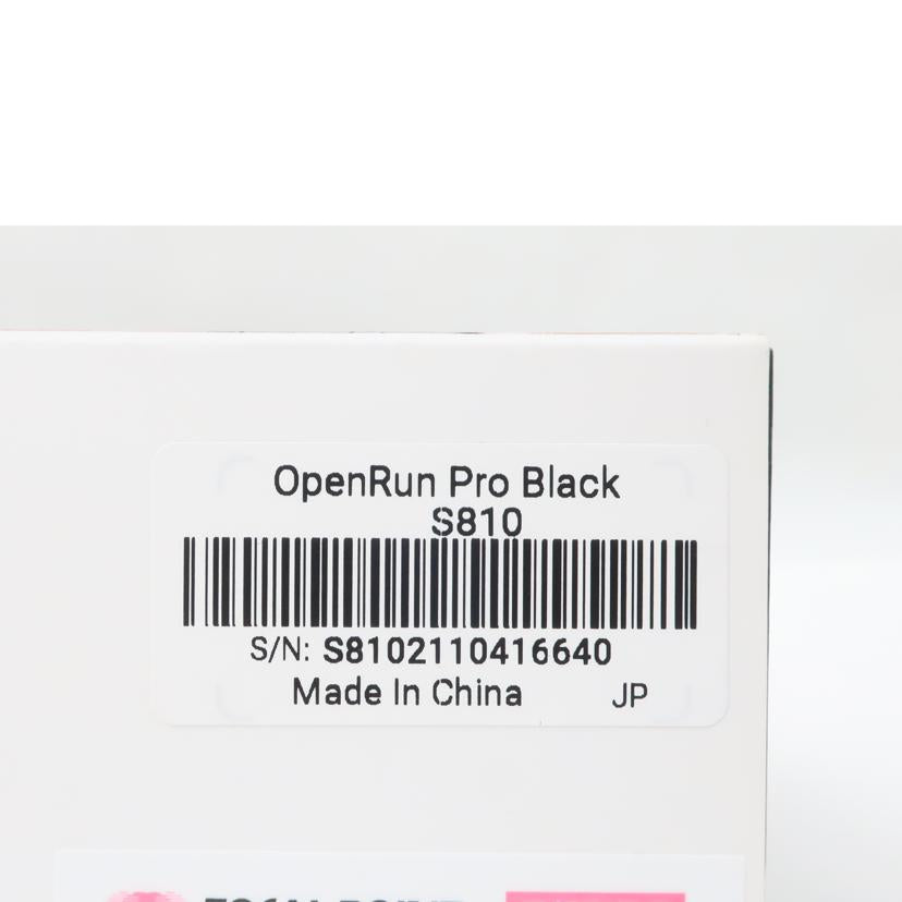 ＳＨＯＫＺ ショックス/ＯＰＥＮＲＵＮ　ＰＲＯ　ワイヤレス骨伝導ヘッドホン　イヤホン/SKZ-EP-000007//S8102110416640/Aランク/65