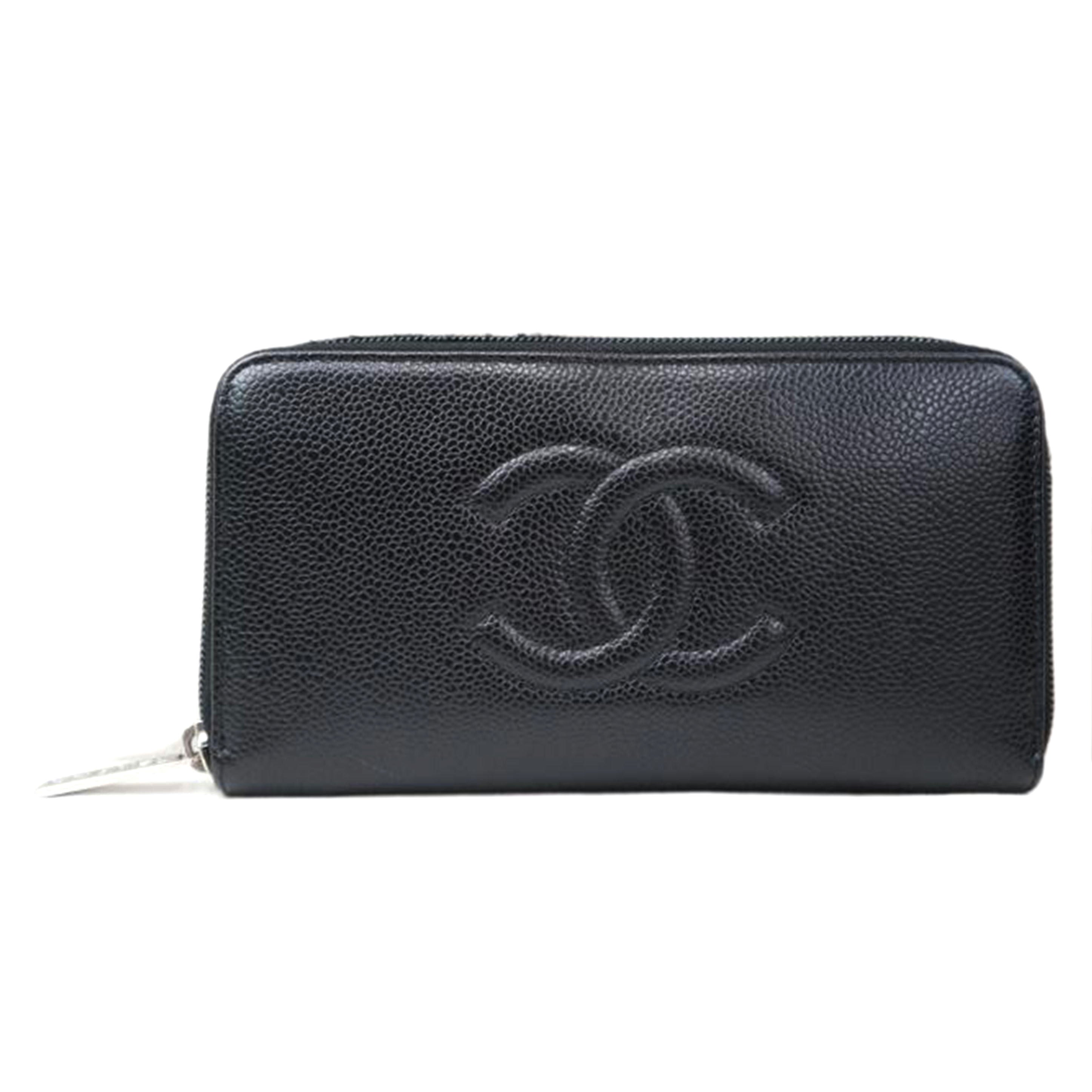 ＣＨＡＮＥＬ シャネル/マトラッセキャビアスキンロングウォレット//15573152/ABランク/67