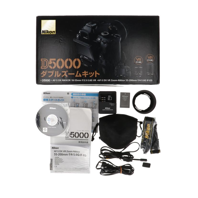 Ｎｉｋｏｎ ニコン/デジタル一眼ダブルズーム/D5000ダブルズーム//2074445/Bランク/75