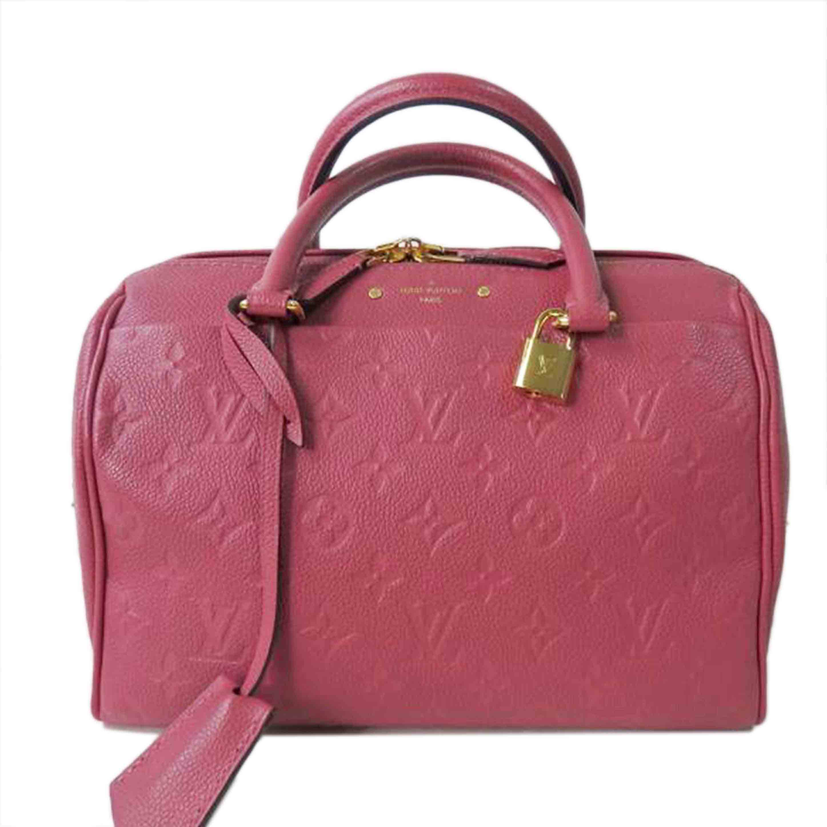 ＬＶ ルイヴィトン/スピーディ・バンドリエール２５／モノグラム・アンプラント／ピンク系/M44145 //DU3***/ABランク/84