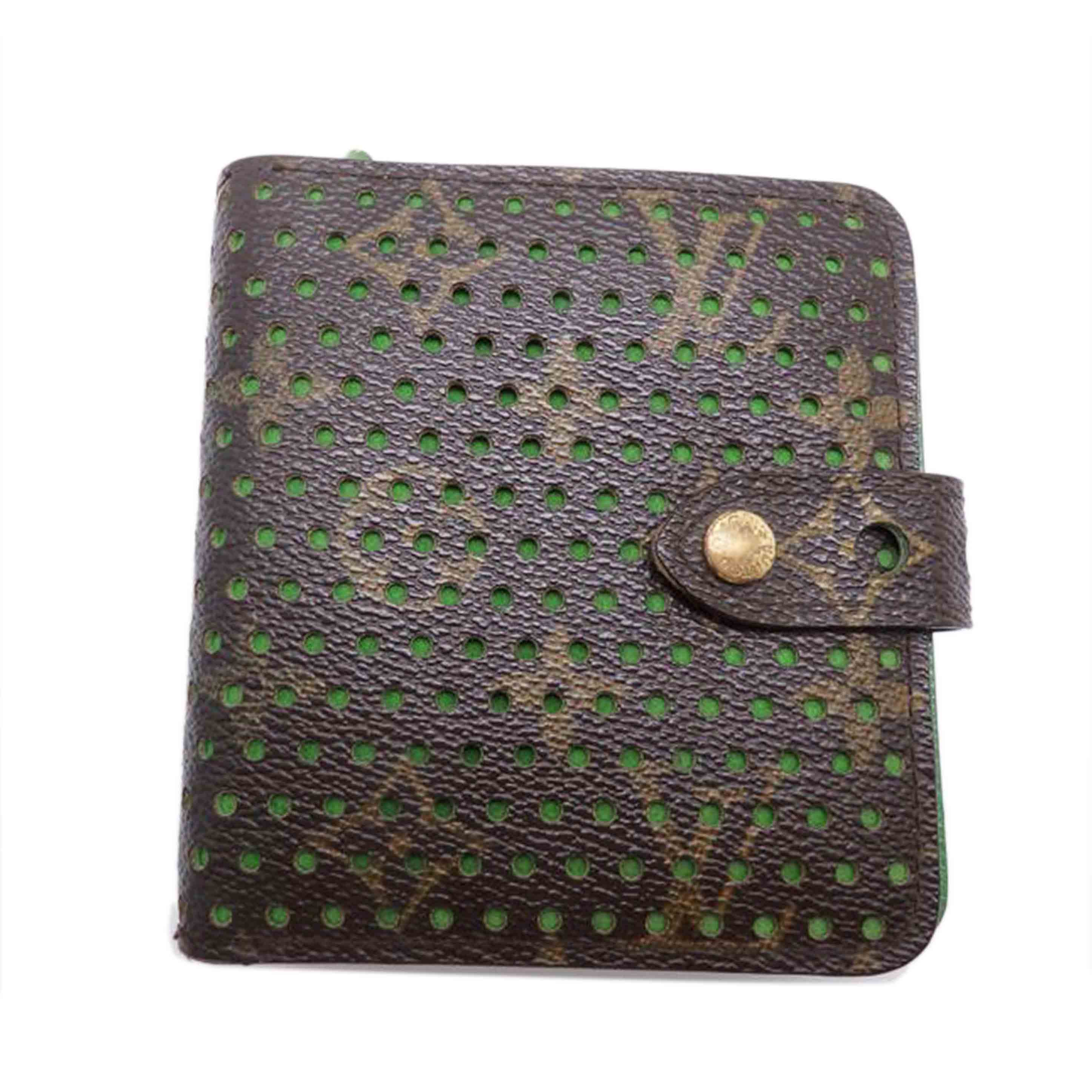 ＬＯＵＩＳ　ＶＵＩＴＴＯＮ ﾙｲ･ｳﾞｨﾄﾝ/コンパクトジップ／モノグラム・ペルフォ/M95218//MI0***/ABランク/93