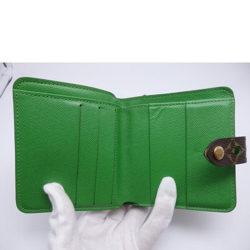 ＬＯＵＩＳ　ＶＵＩＴＴＯＮ ﾙｲ･ｳﾞｨﾄﾝ/コンパクトジップ／モノグラム・ペルフォ/M95218//MI0***/ABランク/93