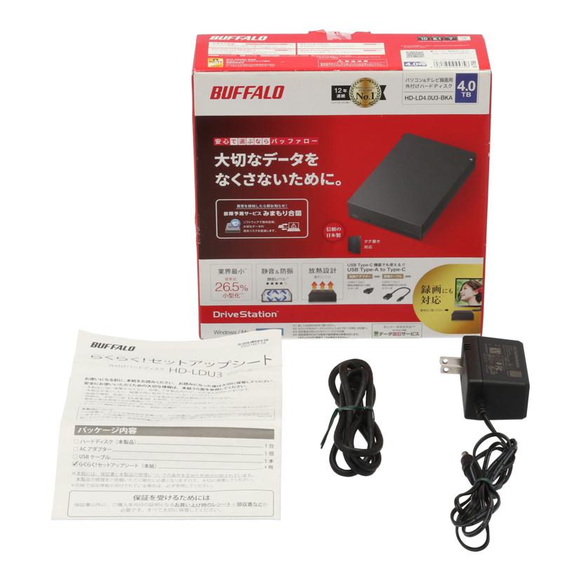 ＢＵＦＦＡＬＯ バッファロー/外付けＨＤＤ/HD-LD4.0U3//Bランク/69