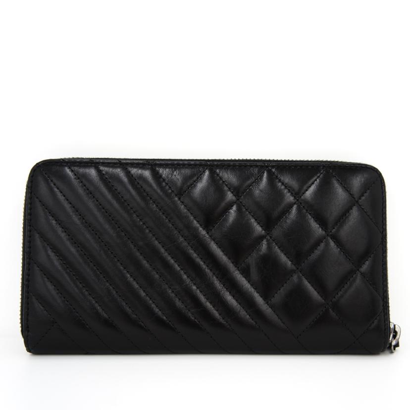 ＣＨＡＮＥＬ シャネル/ボーイシャネルシェブロン長財布//206*****/Aランク/75