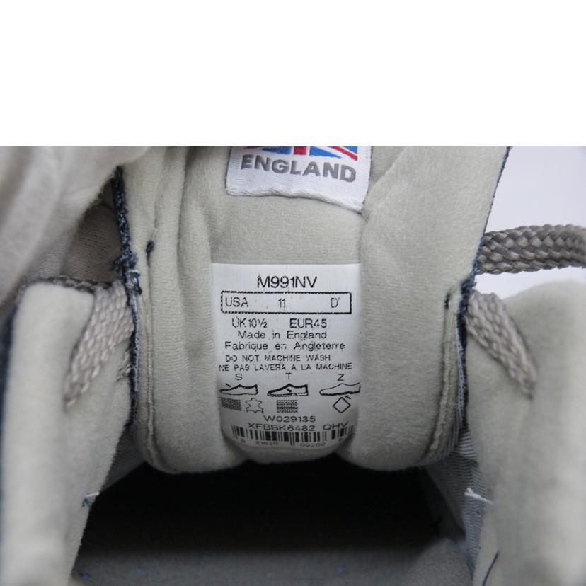 ｎｅｗ　ｂａｌａｎｃｅ ニューバランス/スニーカー／ネイビー/M991NV//ABランク/03