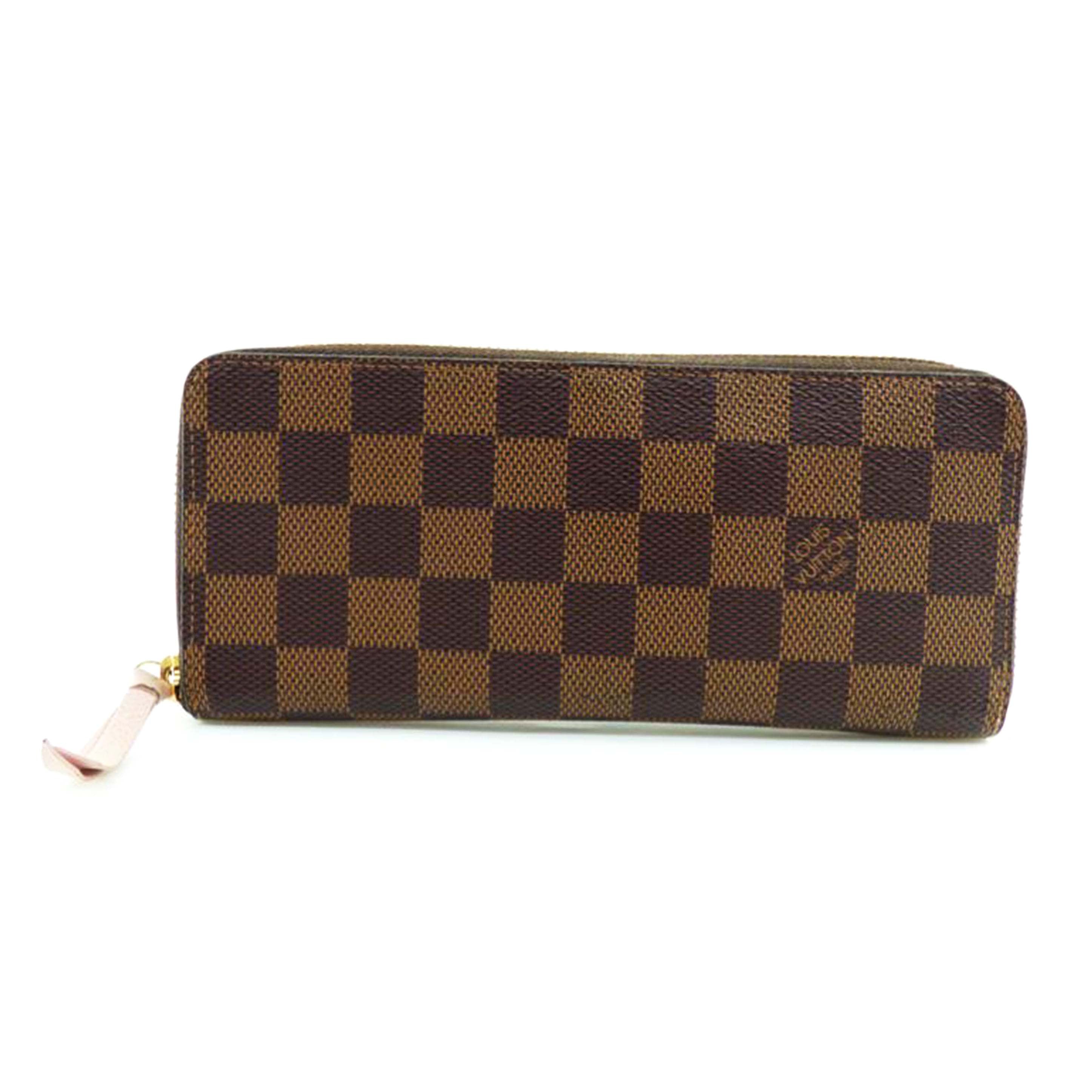 ＬＯＵＩＳ　ＶＵＩＴＴＯＮ ルイ・ヴィトン/ポルトフォイユ・クレマンス／ダミエ・エベヌ／ローズバレリーヌ/N41626//GI2149/ABランク/64
